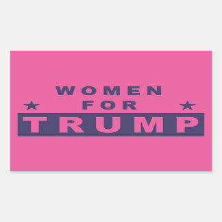 Vrouwen voor Trump 2016 Rechthoekige Sticker