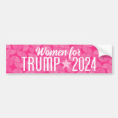 Vrouwen voor Trump 2024 Keep America Great Bumpersticker (Voorkant)