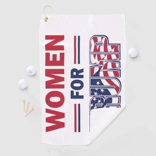 Vrouwen voor Trump Golfhanddoek (Insitu)