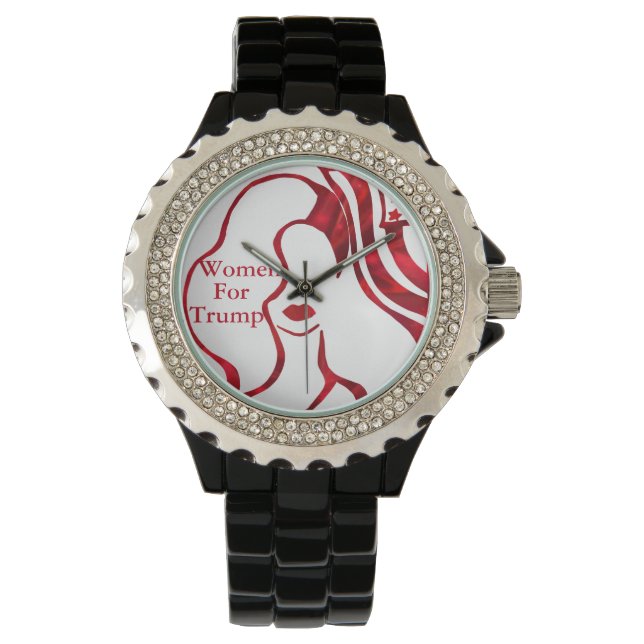 VROUWEN VOOR TRUMP HORLOGE (Voorkant)