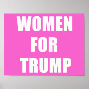 Vrouwen voor Trump Poster