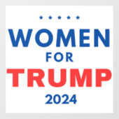 Vrouwen voor Trump Raamsticker (Vel)