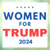Vrouwen voor Trump Raamsticker (Vel 3)