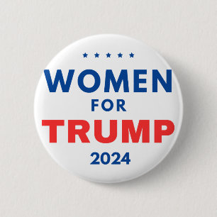 Vrouwen voor Trump Ronde Button 5,7 Cm
