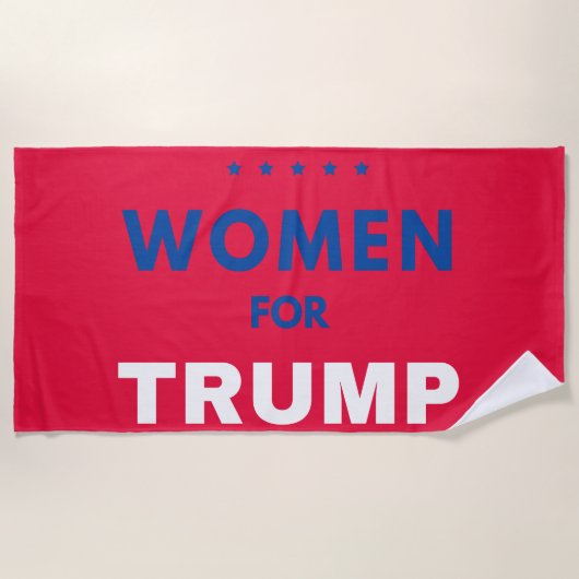 Vrouwen voor Trump Strandlaken (Voorkant)
