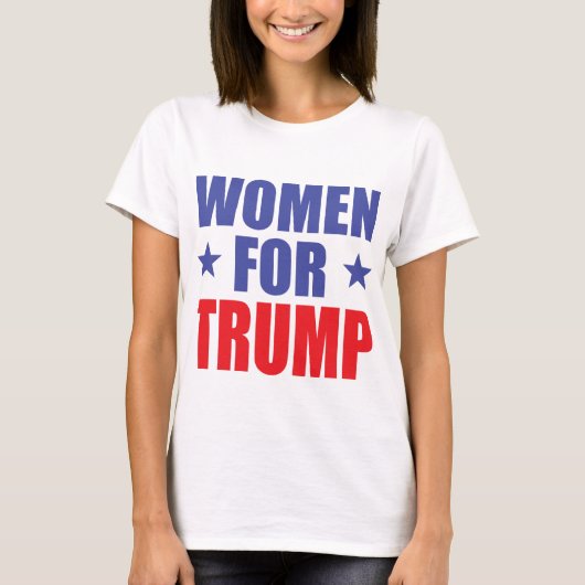 Vrouwen voor Trump T-shirt (Voorkant)