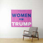 Vrouwen voor Trump Wandkleed (In Situ (horizontaal))