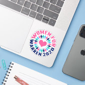 Vrouwen voor Warren 2020 Sticker (Laptop met iPhone)