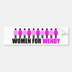 Vrouwen voor Wendy Bumpersticker