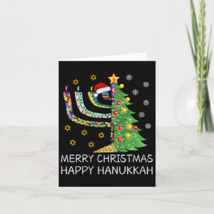 Vrouwen Vrolijk Kerstfeest Gelukkig Chanoeka Joods Kaart