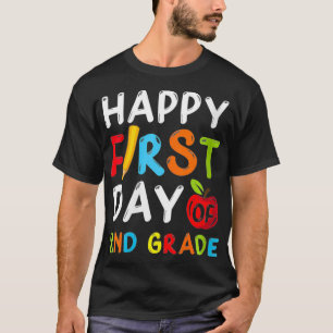 Vrouwen vrolijke eerste dag van de tweede klas t-shirt