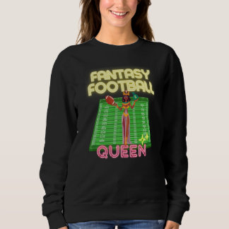 Vrouwen Vrouwelijke Fantasy Football Koningin Comp Trui