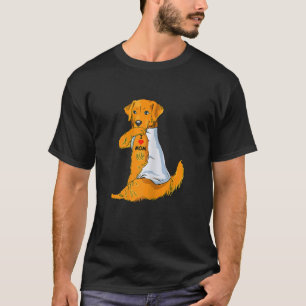 Vrouwen waar ik van hou Tattoo Golden Retriever ma T-shirt