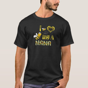 Vrouwen waar ik van hou, zijn een nana-zonnebloem t-shirt