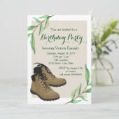 Vrouwen wandelen verjaardagsfeestje kaart (Staand voorkant)