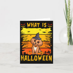 Vrouwen wat is halloween puppy kaart