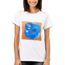 Vrouwen Water en Goud T-Shirt