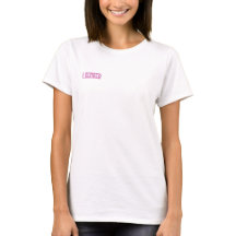 Vrouwen We zijn altijd open T-shirt wit/roze
