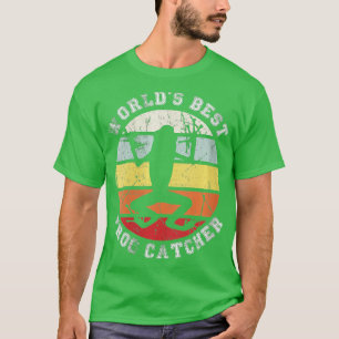 Vrouwen werelden de beste kikkervisser Kikker Hunt T-shirt