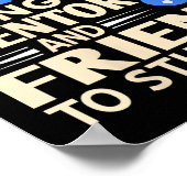 Vrouwen Wetenschap Leraar Mentor en Vriend om te S Poster (Hoek)