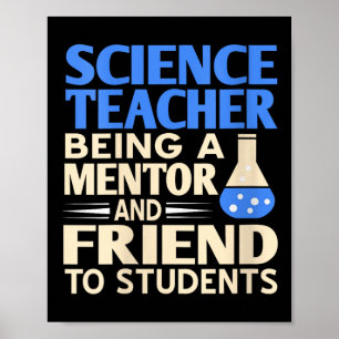 Vrouwen Wetenschap Leraar Mentor en Vriend om te S Poster