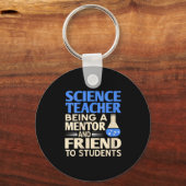 Vrouwen Wetenschap Leraar Mentor en Vriend om te S Sleutelhanger (Voorkant)