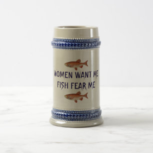 VROUWEN WILLEN ME VISSEN VREZEN ME GROTE MOK