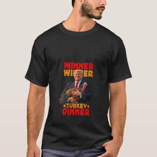 Vrouwen Winnaar Turkije Diner Grappig Trump Tha T-shirt