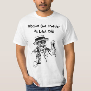 Vrouwen worden op de laatste keer dat ze de Bier T-shirt