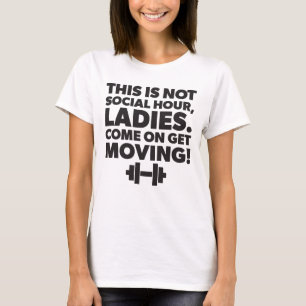 Vrouwen Workout Inspiratie - Get Moving - Gym T-shirt