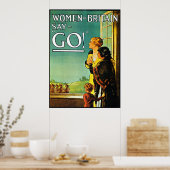 Vrouwen zeggen: ga! -Poster Poster (Keuken)