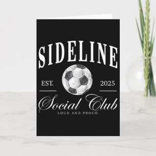 Vrouwen Zijlijn Sociale Club Voetbal Moeder Game D Kaart