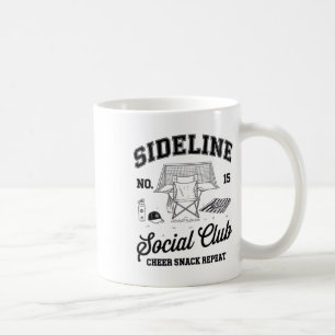 Vrouwen zijlijn sociale club voetbal moeder wedstr koffiemok