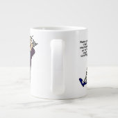 Vrouwen zijn als engelen extra grote mok (Achterkant)