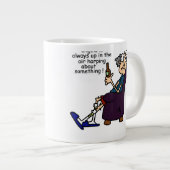 Vrouwen zijn als engelen extra grote mok (Voorkant rechts)