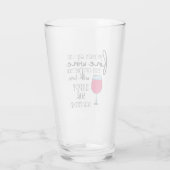 Vrouwen zijn als wijn 50e verjaardag glas (Achterkant)