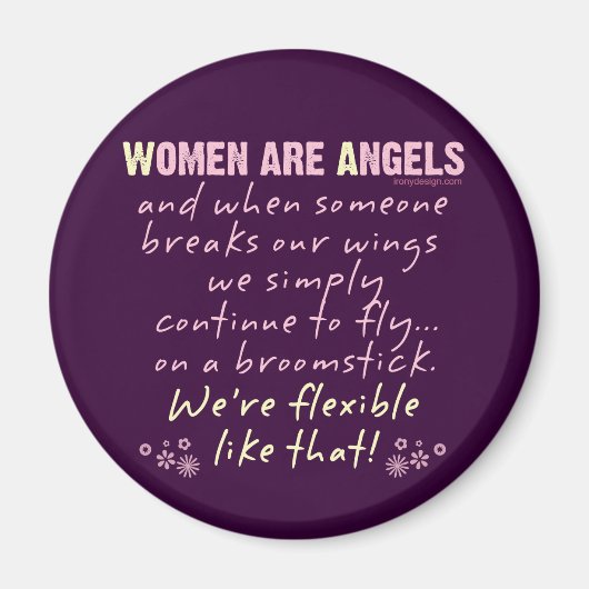 Vrouwen zijn Angels Magneet (Voorkant)