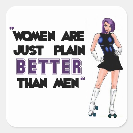 Vrouwen zijn betere Stickers (Voorkant)