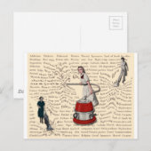 Vrouwen zijn de baas over de wereld briefkaart (Voorkant / Achterkant)