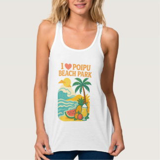 Vrouwen zijn dol op Poipu Beach Park Tanktop