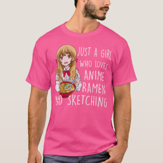 Vrouwen zijn gewoon een meisje dat houdt van anime t-shirt