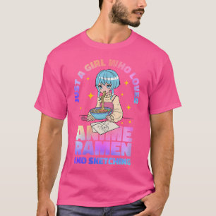 Vrouwen zijn gewoon een meisje dat houdt van anime t-shirt