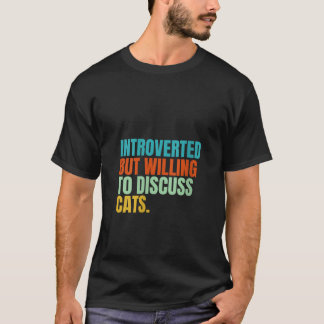 Vrouwen zijn ingehaald, maar bereid om de kattenvo t-shirt