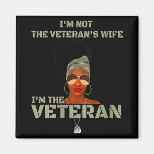 Vrouwen zijn niet de veteranen Vrouw Ik ben de vet Magneet