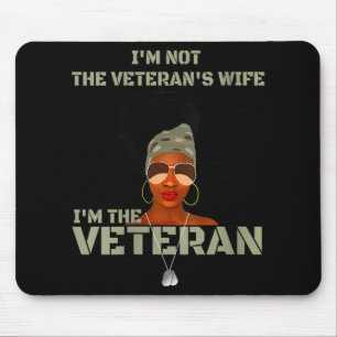Vrouwen zijn niet de veteranen Vrouw Ik ben de vet Muismat