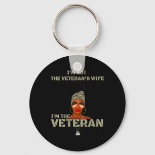 Vrouwen zijn niet de veteranen Vrouw Ik ben de vet Sleutelhanger