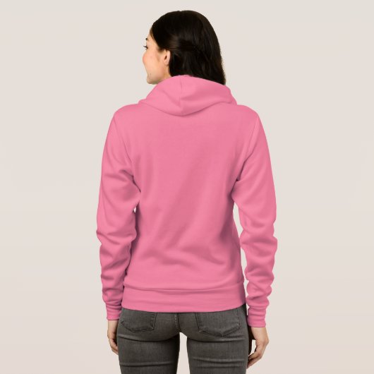 Vrouwen Zip up Hoodie (Achterkant volledig)