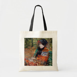 Vrouwen zitten op de bank, Mary Cassatt Tote Bag