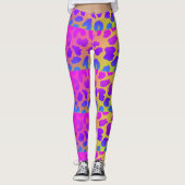Vrouwen Zomer Kleurrijke Luipaard Kleding Leggings (Voorkant)