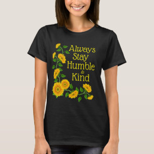 Vrouwen Zonnebloem Huidelijke en Sint T-shirt